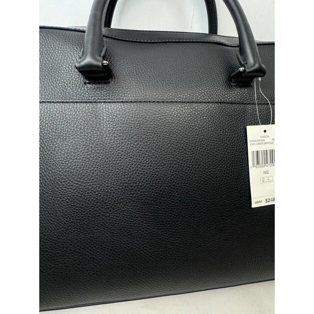 Michael Kors Mason Leather Explorer Briefcase